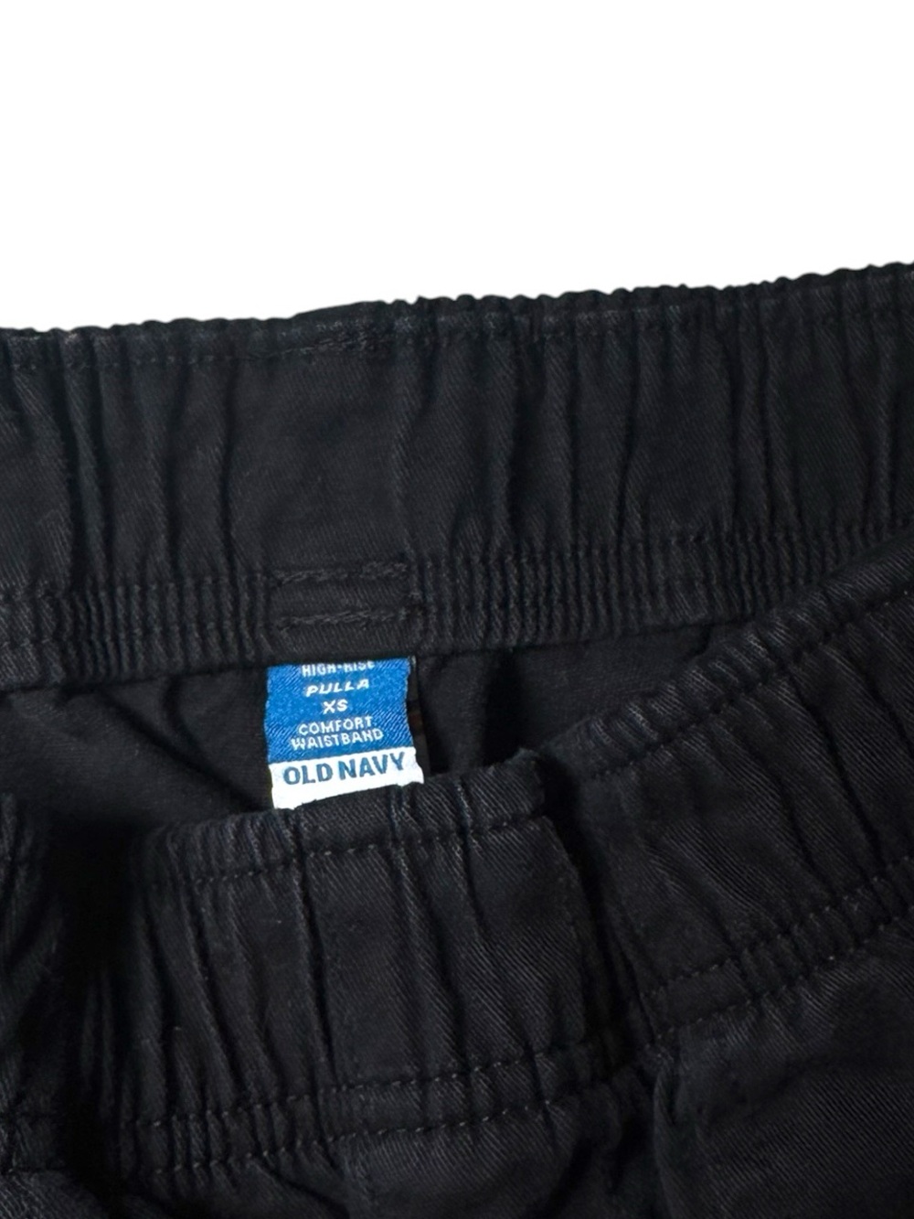 Old Navy Black High-Rise Pulla Utility Carpenter Pants - Picture 3 of 4